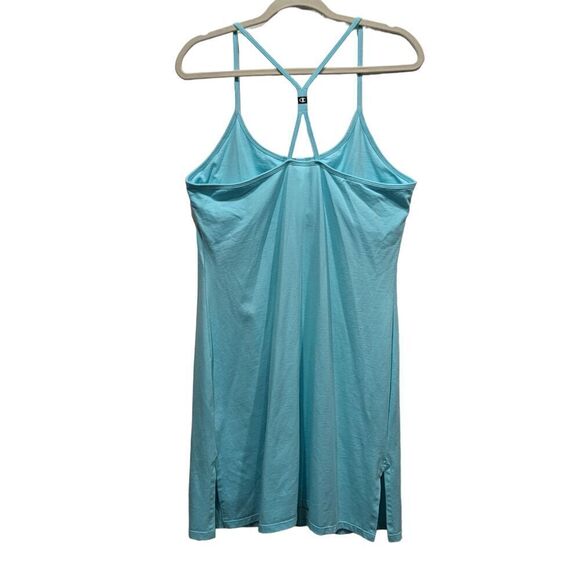 New! Champion Aqua Virginia Tech Flip Flop Print Stretch Tank Dress, XL - Picture 6 of 13